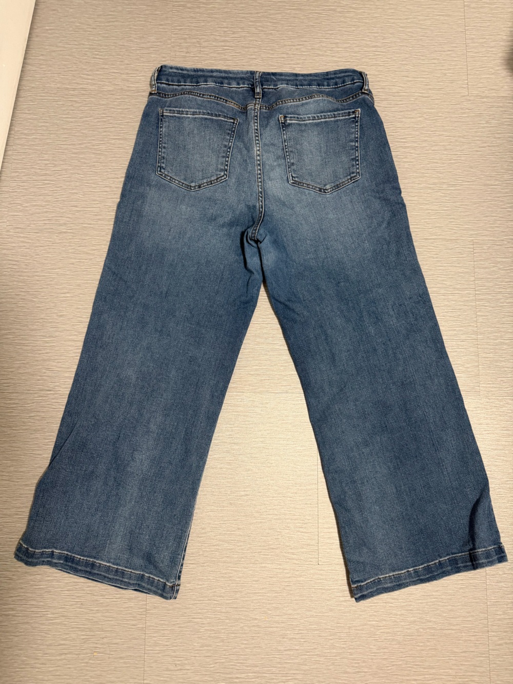 Kut From The Kloth Meg Wide Leg Jeans Women’s 14 High Rise Patch Pocket Stretch - Picture 2 of 14